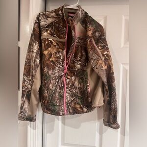 Habitat Camouflage Utility Jacket with Pink Accents